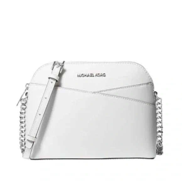 Michael Kors Sleek White Crossbody Bag - Picture 1 of 4